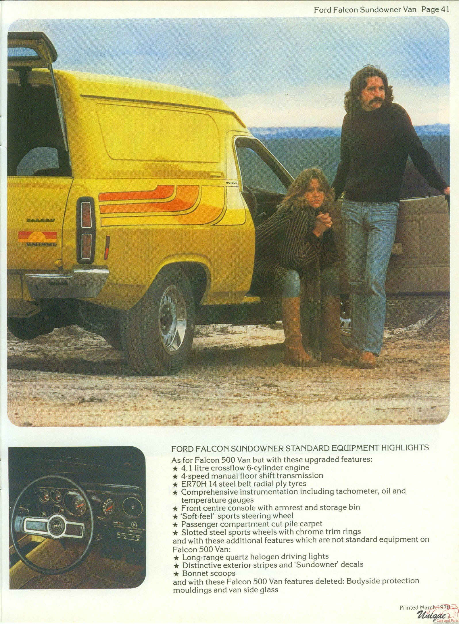 1978 Ford Australia Model Range Brochure Page 33